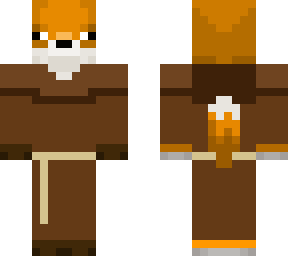 francis the fox (improved & without cross necklace)