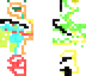 glitchy person