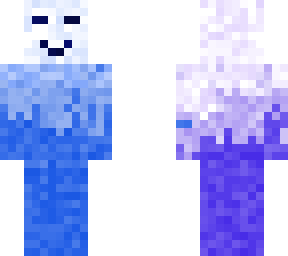 purple and blue blob with duck qwert