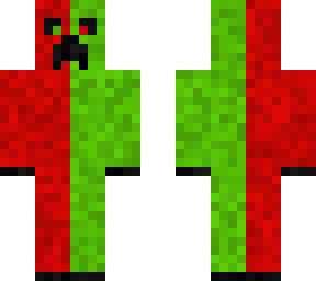 red and green creeper