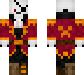 skeleton pirate with eyepatch