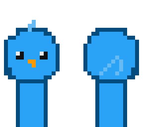 blue bird *bird skin*