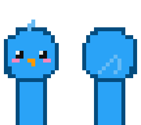blue bird v2 (with cheeks) *bird skin*