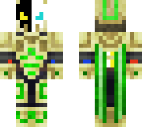 g & e fire and ice armour skull