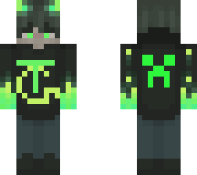 green devil with tg and creeper on back