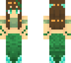 green mermaid