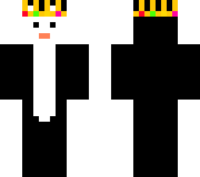 penguin with crown