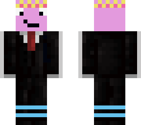 pink guy with crown