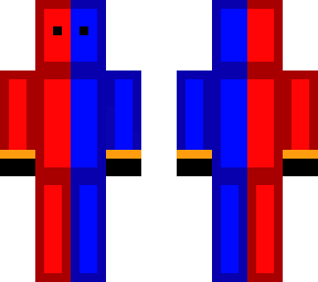 red and blue blob