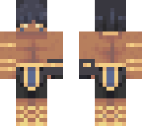 redblueninetails - egyptian catboy - no ears