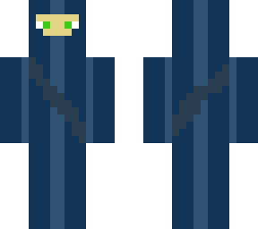 blue striped ninja