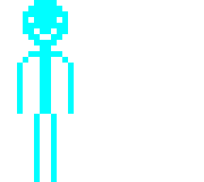 neon stickman