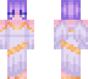 purple angel girl