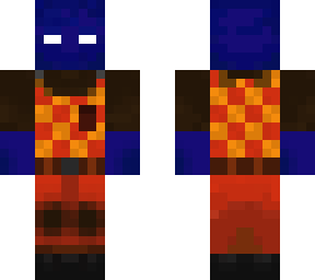 blue farmer/lumberjack