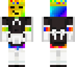 maid rainow slime with a crown