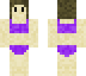purple bikini girl
