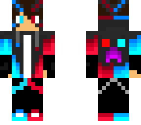 red and blue