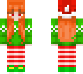redhead christmas skin! (redo)