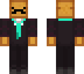 toast in a suit-black