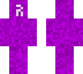 a purple r