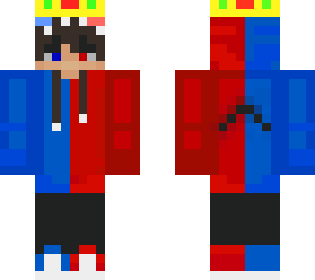 half blue half red king shark