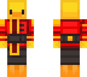 hive style duck in ionicdino outfit