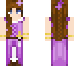 princess raena - purple dress