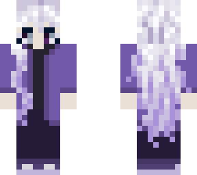purple jacked girl