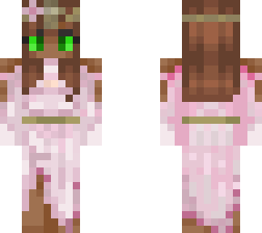 tree girl pink dress