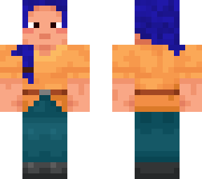 blue hair ari
