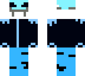 blue man