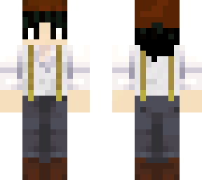 newsboy w suspenders