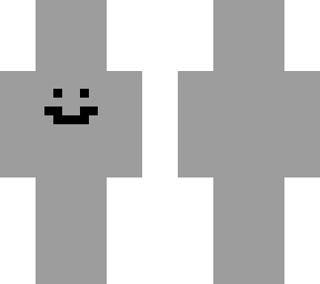 white skin and black smile