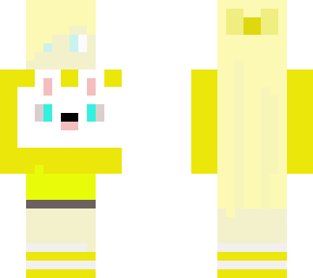 yellow easter girl