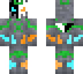 fire and ice warrior skull