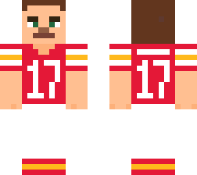 kansas city chiefs player nr. 17 without helmet