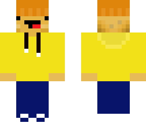 potato with yellow hoodie