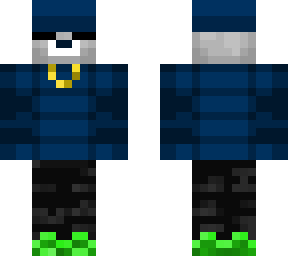 animal with farex hat and blue jumper