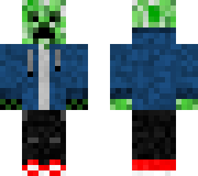 blue hoodie creeper