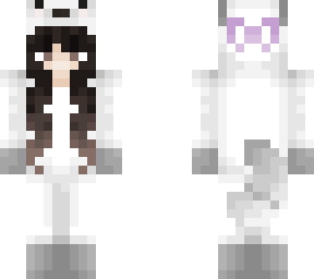 white fox onesie
