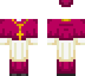 bishop - purple choir dress onesie