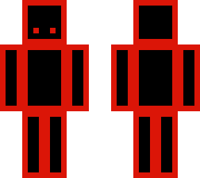 black and red