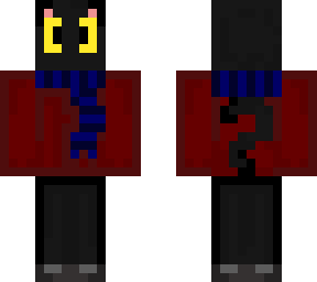 black cat w jumper n scalf o2