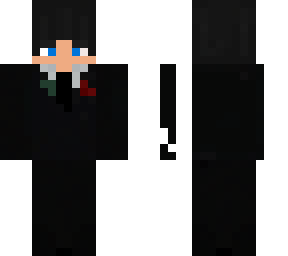 blue eye boy with suit
