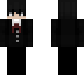 emo boy in suit
