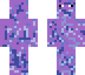 glowing blue
