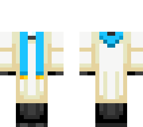 priest - surplice and cerulean stole - onesie