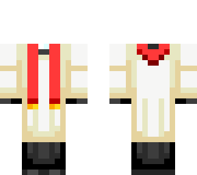 priest - surplice and red stole - onesie