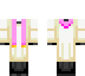 priest - surplice and rose stole - onesie