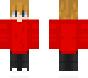 red hoodie